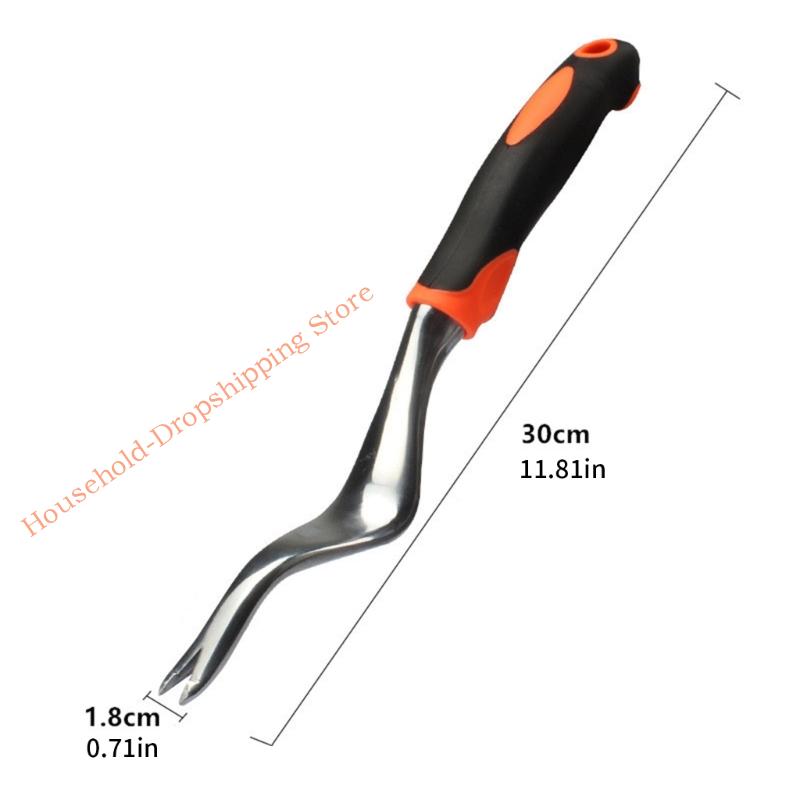85AD Versatilitys Aluminum Gardening Weeder Tool Root Remover With For Effective Soil Aeration Plant Maintenance