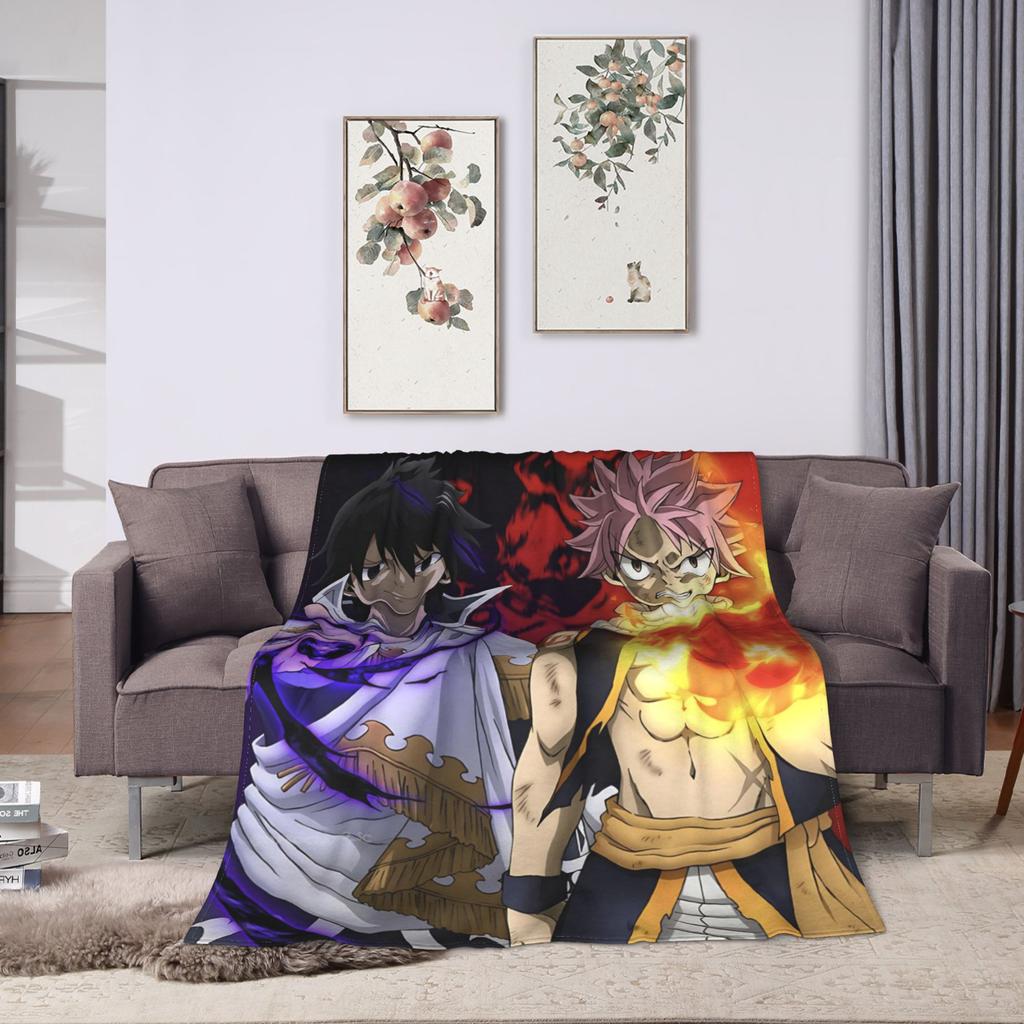 Fairy Tail Weiche Decken Dekorative Plüsch Bettwäsche Überwürfe Street Trend Schlafzimmer Flanell Tagesdecke Sofa Bettbezug