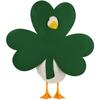 St. Patrick's Day Porch Goose Costume - Leaf Festival Yard Decor