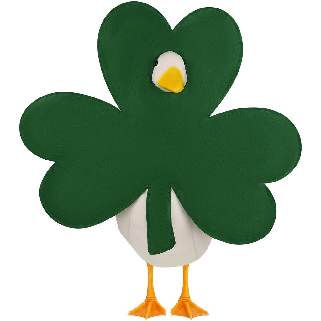 St. Patrick's Day Porch Goose Costume - Leaf Festival Yard Decor