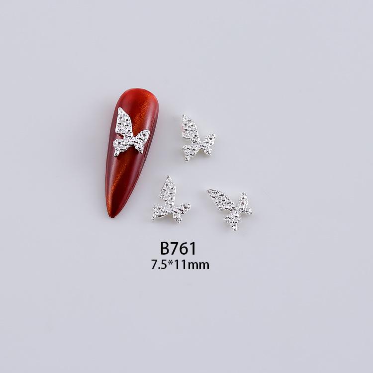 3D Alloy Hollow Butterfly Nail Art Jewelry