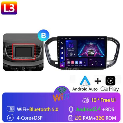 Fortress  For LADA Vesta NG 2025 Car Radio Multimedia Video Player Navigation stereo GPS Android 13 No 2din 2 din dvd