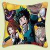 Anime Hunter x Hunter Pillow Covers Cartoon Sofa Decorative Home Doublesided Printing Short Plush Cute Cushion Cover