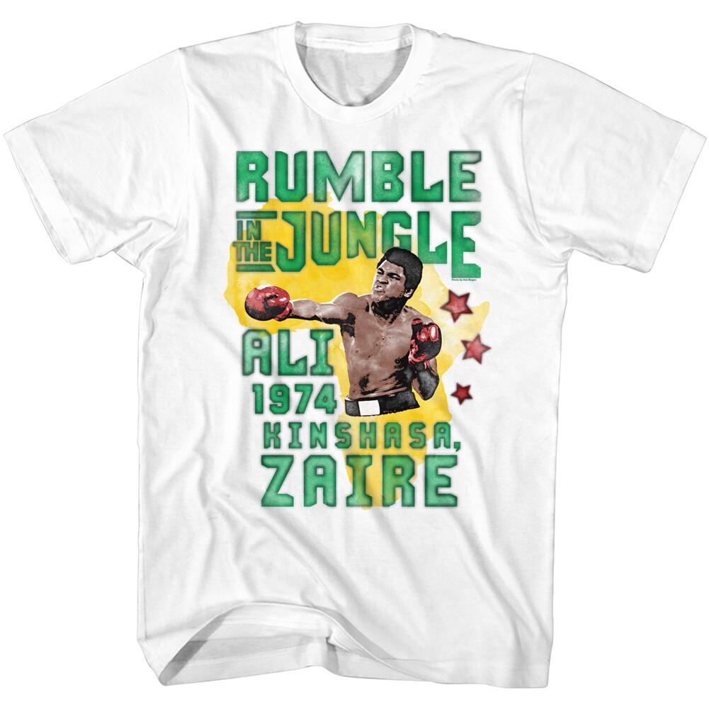 Muhammad Ali Rumble In The Jungle Ali 1974 Kinshasa Zaire Men T Shirt S