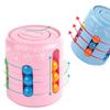 Magic Rotating Beans Puzzle Cube Game Kid's Adult Fingertips Fidget Decompression Game Montessori Educational Toys Children Gift