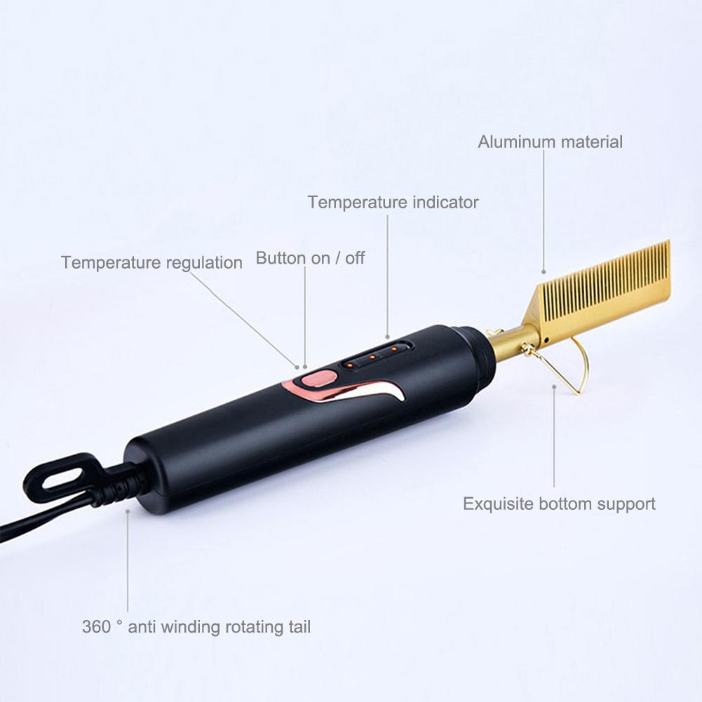 Heating Comb Electric Blow Brush Hairdressing Styling Tools for Man Beard Women Hair Hot Heating Comb Gifts