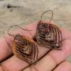 African Amethyst Rough Earring Pink Tourmaline Rough Earring Electroformed Copper Earrings Handmade Gemstone Jewelry Unique Earring For Gift