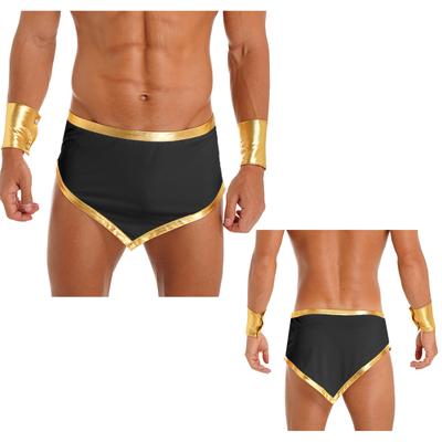 Halloween Costumes for Men Ancient Rome Adult Party Cosplay Costume Skirt+Cuffs