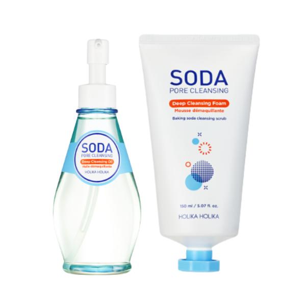 HOLIKA HOLIKA Soda Tok Tok Pore Clear (Bubble Foam 150ml / Cleansing Foam 150ml/ Cleansing Oil150ml / O2 Bubble Mask100ml) (16 Options)