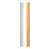 Architectural Scale Ruler 30cm Range Aluminum Accurate Concave Design Multifunctional Triangle Draft