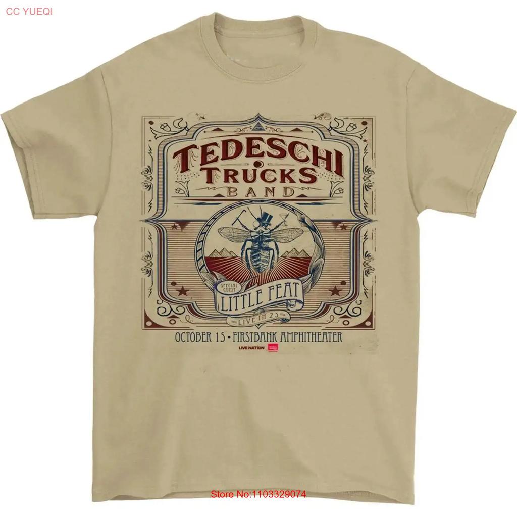 Tedeschi Trucks Band Sandfarbenes T-Shirt Konzert S 5XL Nachdruck TR443 vintage Gewaschen Grafik Stilvoll Mode Vielseitig