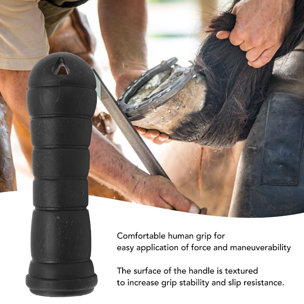 Comfortable Hand Grip Hoof Rasp Tool Plastic Farrier File Tool  Horseshoe Maintenance