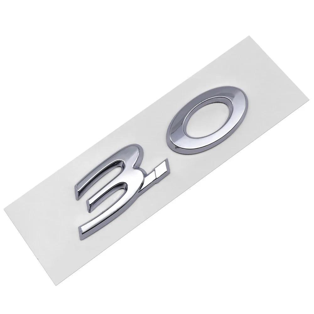 

Наклейка с эмблемой на багажник автомобиля из АБС-пластика для 3.0 5.0 V6 V8 Logo XF XJL XE XK X260 X Type F-Type S-Type F Pace XJ X350 E-pace 3.0 серебряный