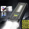Portable Mini LED Flashlight, Type-C USB Rechargeable Torch with Built-in Strong Magnet, Waterproof Work Light for Outdoor Camping Fishing Emergency