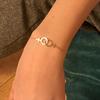 Doppeltes Venus-Symbol-Charme Armband für Frauen Lesben LGBT Armband für Frauen Girlslove LES Edelstahl Schwester Schmuck