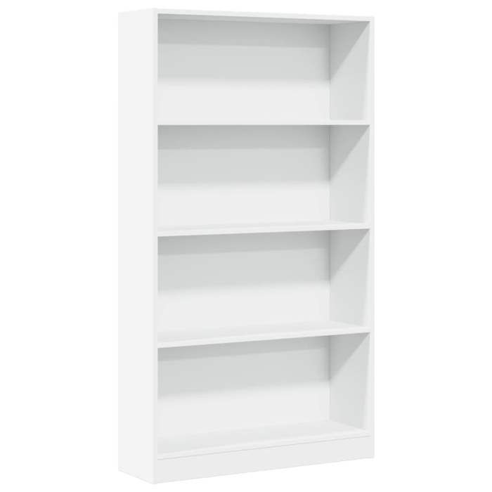 VidaXL Bookcase White 80x24x143 Cm Engineered Wood, Bookshelf, Book Holder, Book Support, Cabinet of 857844