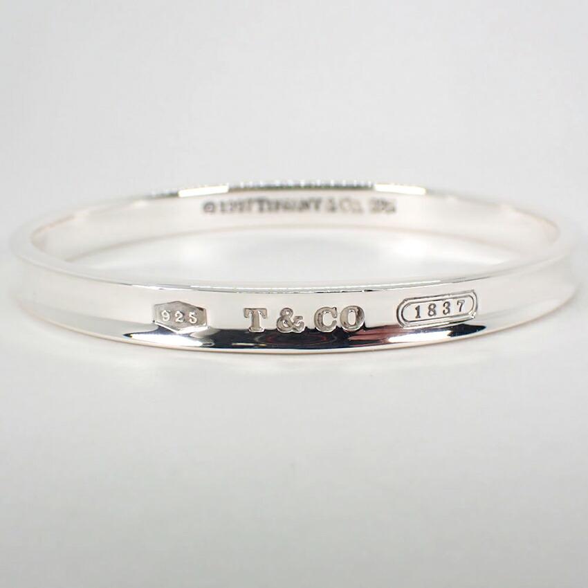 [Used] TIFFANY 925 1837 Narrow Bangle/j10-10