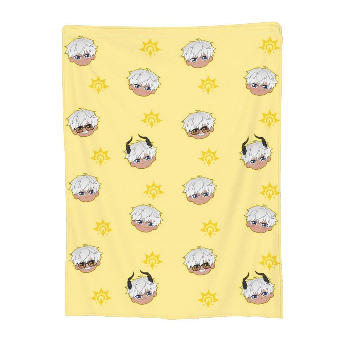 Obey Me - Demon Brothers Pattern Blanket Fleece Super Soft Sofa Throw Blankets For Couch Bedding Office Throws Bedspread Quilt 30x40in