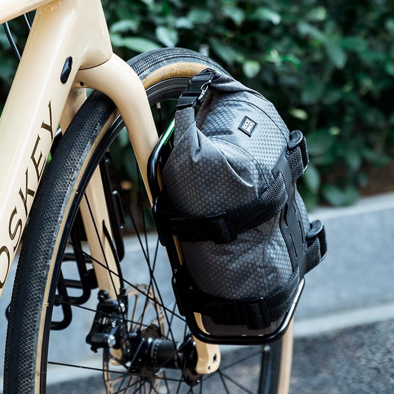 Simhoa Aluminum Bicycle Front Carrier Lightweight Compatible with Folding Includes Cable Perfect for Gravel and Touring Rack, & Heavy-Duty, Bikes,