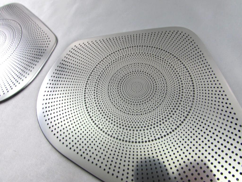 BRIGHTZ S660 JW5 Stainless Steel Door Speaker Satin Silver for W W5 5 S 660 Covers, 2-Piece, [SPEAKER-130]