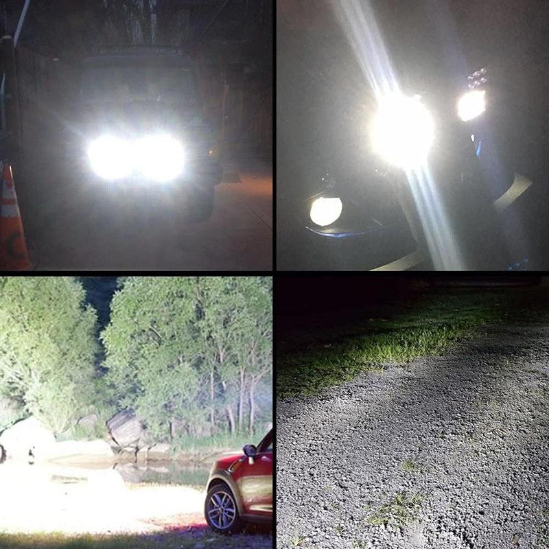 60W Led Work Light 12V 24V Spot Flood Combom Beam Foglight Waterproof Off Road Headlight for Heavy-Duty Equipment Tractor Truck