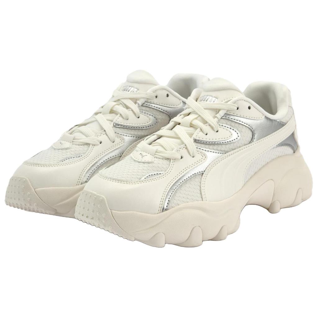 Puma  Pulsar Lite Shimmery Women Sneakers Cream Warm-White Silver 403720-01