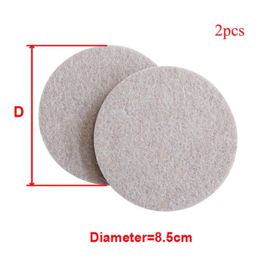 Self Adhesive Felt Chair Leg Protectors Chair Pad Furniture Feet Mute Chair Stoppers Anti-Slip Pad Round Table Foot Caps for Leg