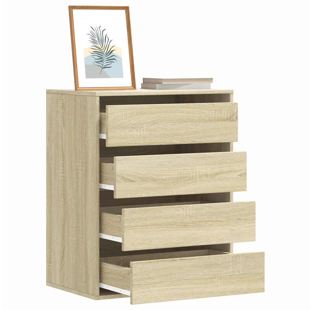 Dresser in Sonoma Oak Finish 60 x 41 x 76 cm Engineered Wood