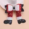2PCS Boot Bowknot Hairpin Hair Clip Party Hair Ornament Christmas Bowknot Hair Clip Hair Accessory Suitable for Ladies