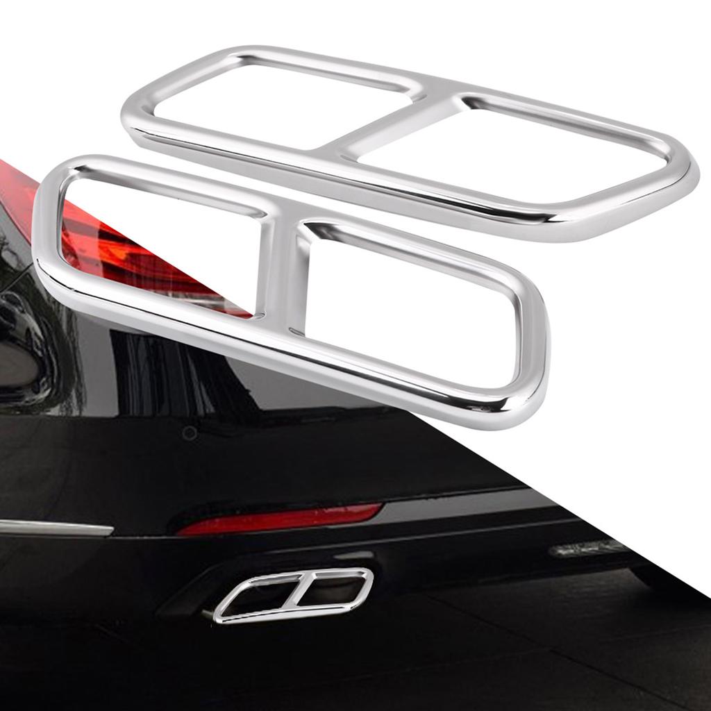 1 Paar Zierleisten für hintere Auspuffrohrabdeckung für GL X166 13?15 S Klasse W222 W251 10?17