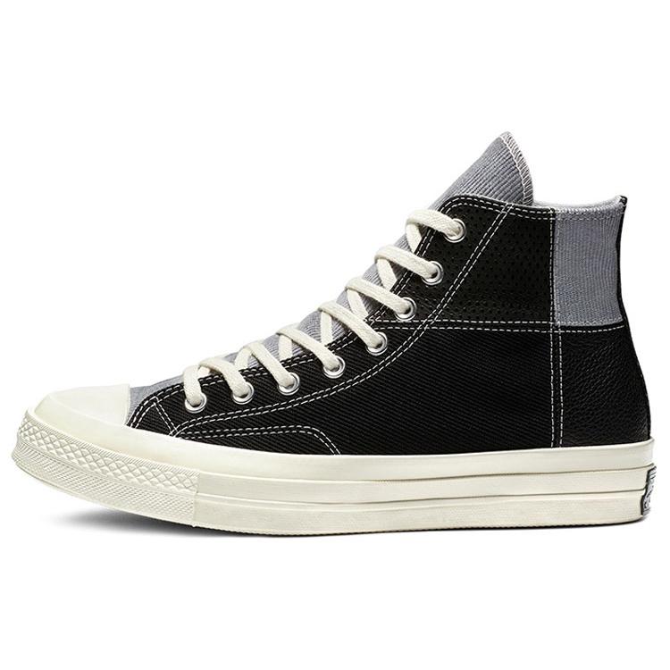 Chuck 70 Converse Mixed Material Hi 'Black Egret' 163220C