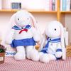 Cute Sailor Suit Cartoon Rabbit Plush Doll Toy For Kids Gift And Home Decor