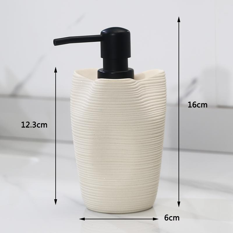 

soap dispenser Creative hand sanitizer separately bottled hotel home stay shower gel shampoo bottle press type lotion bottle чорний