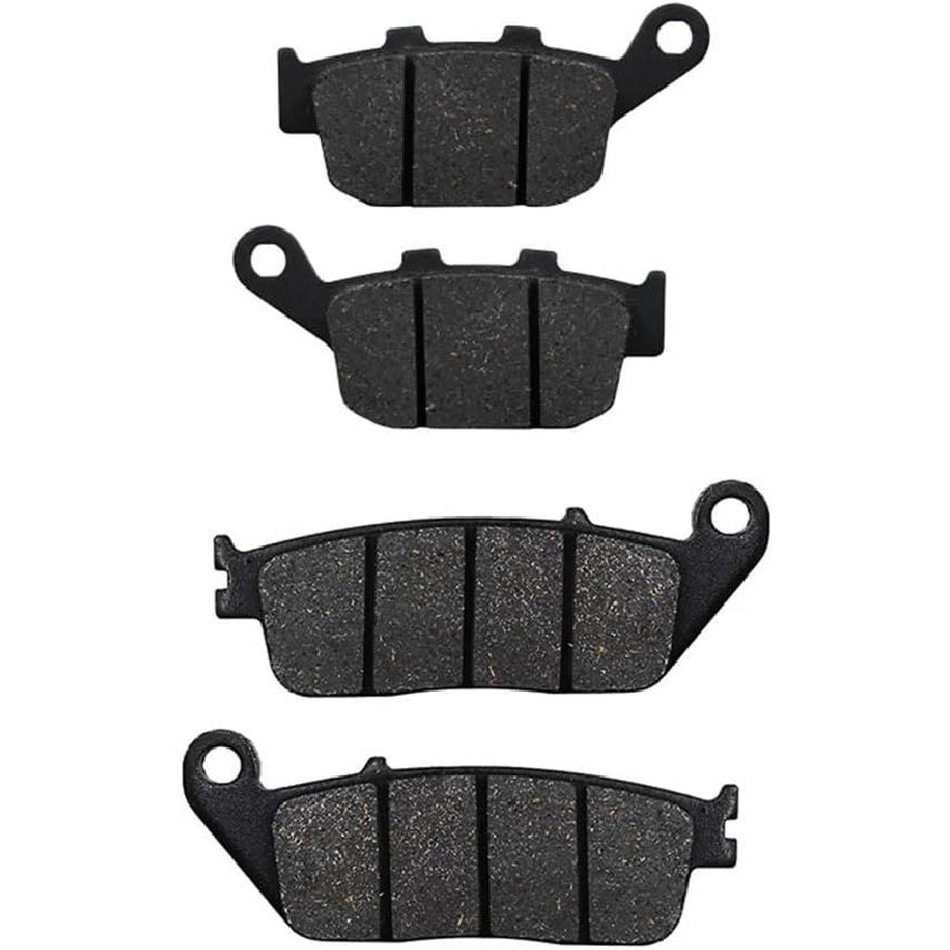 Motorcycle Front And Rear Brake Pads Compatible With CBR250R 2011-2014 CB300F CBR300R CBR300RA CBR300 F R RA 2015-2016(FRONT AND REAR) Front and Rear