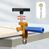 2-in-1 Glasschneidemaschinen-Set Handwerkzeuge Glas Keramik Fliesen Schneider mit Messerrad Manuelles Fliesen Schneidewerkzeug