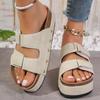 Women Slippers Flats Platform Sandals Female Summer New Designer Studded Beach Slippers Casual Flip Flops Home Slides