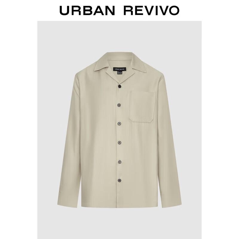 UR Men s 2025 Fall Color-Block Button-Down Shirt S