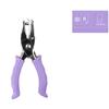 6mm Round Single-hole Macaron Hole-punching Tool with Rubber Coating Labor-saving Flip-type Hole-punching Machine