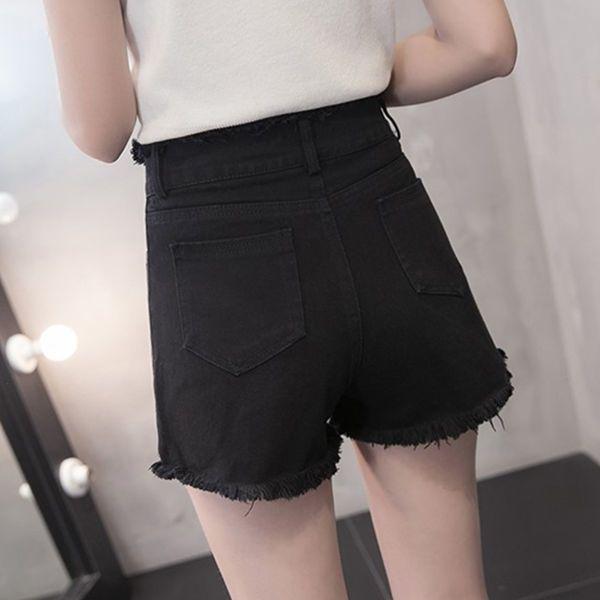 

Women s High-Waisted A-Line Denim Shorts - Summer 2026 Slimming Loose Fit 26 for 80-90 jin