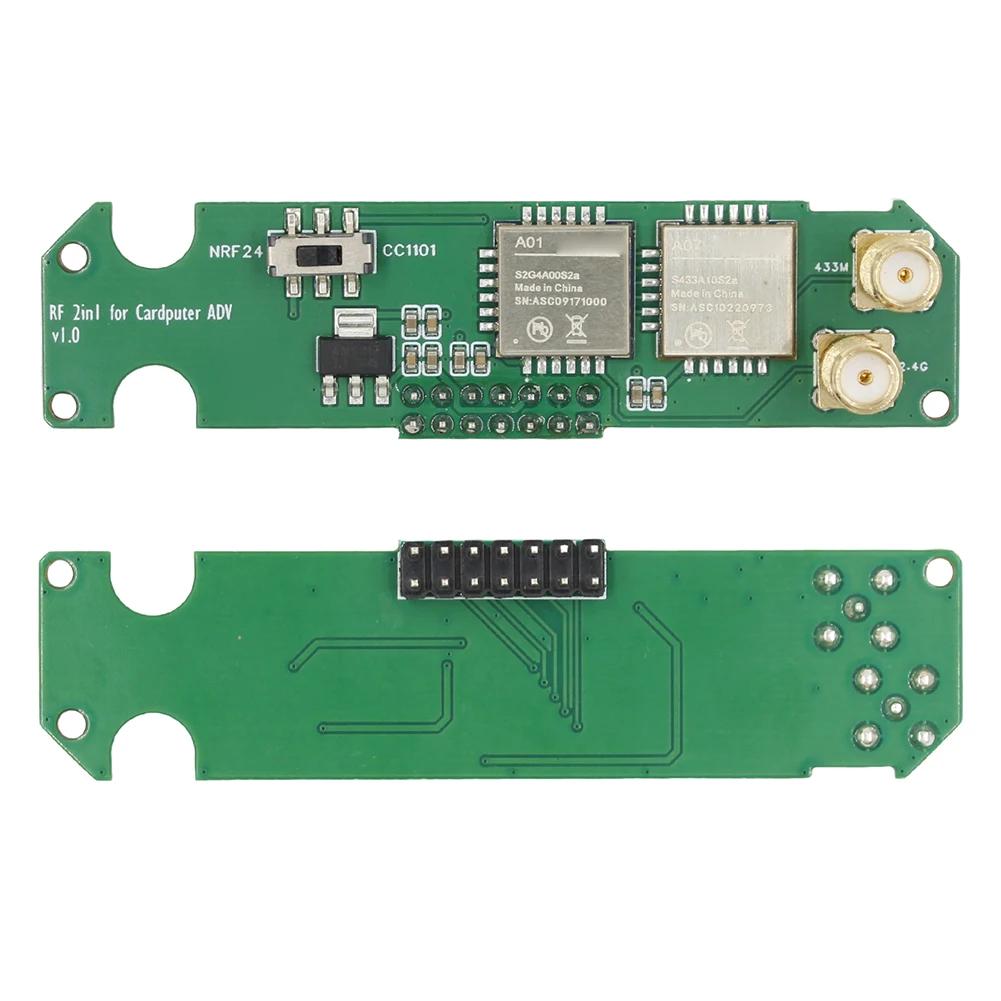 For M5Stack Cardputer RF Module 2-in-1 with CC1101 and NRF24 Supporting Sub GHz Frequency Adjustment and For Bruce Firmware