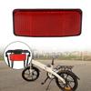 Rear Pannier Rack,Safety Caution Reflector Bicycle Bike Front Rear Red