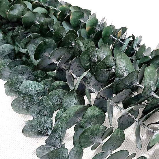 10/20 Pezzi 17 Pollici Ottimo Rilassamento Aromaterapia Vaso Realistico Bouquet Matrimoniale Stelo di Eucalipto Finto Decorazione Casa Foglie Finte
