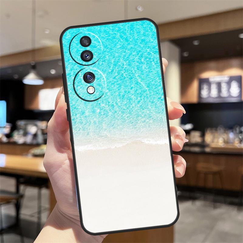 Blue Ocean Waves Sea Case For Honor Magic 8 6 7 Pro Honor 400 200 70 90 Lite X8b X8c X9a X9b X9c X9d Win RT Cover
