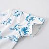 Dinosaur print new short-sleeved children's T-shirt children's casual tops for boys and girls