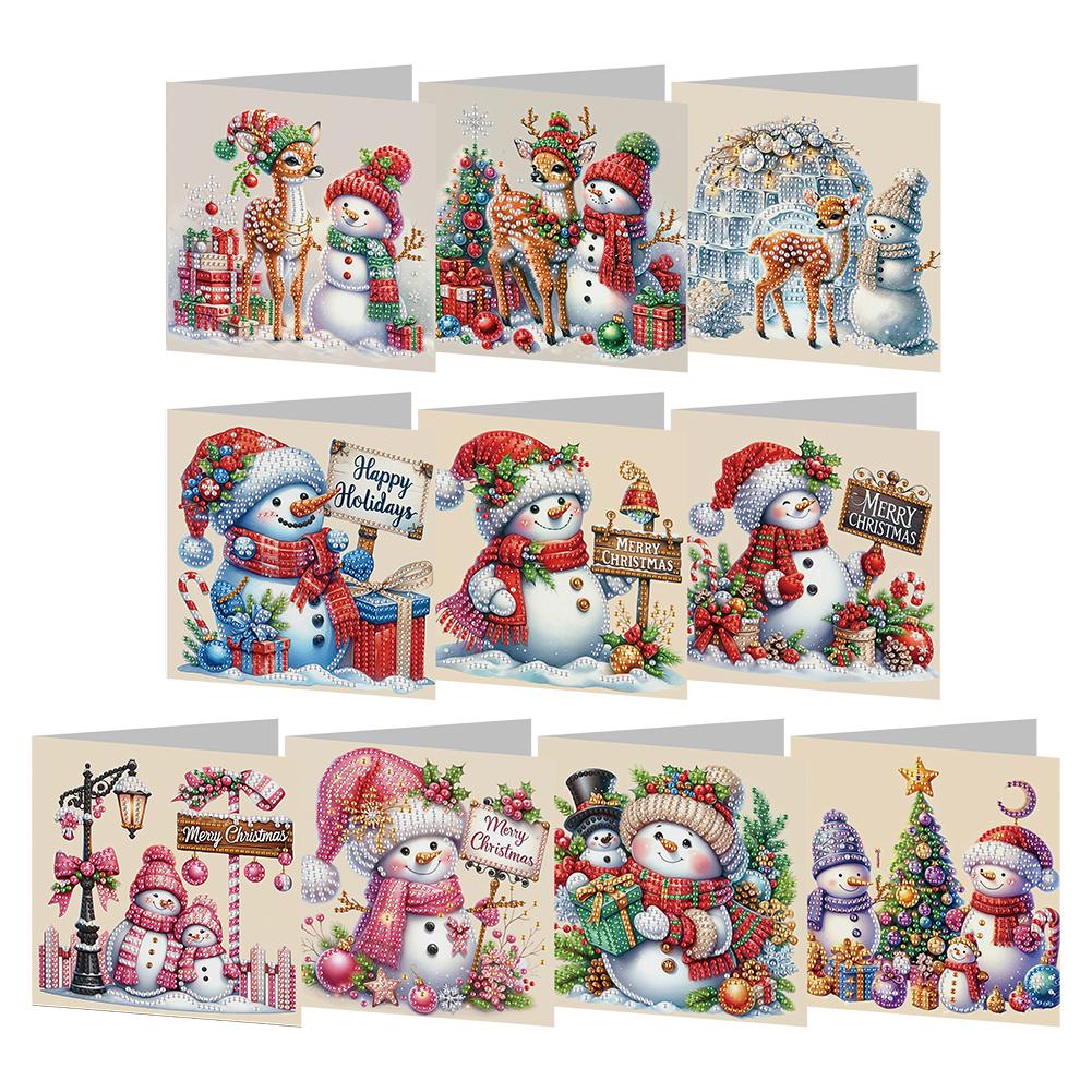Diamond Painting Christmas Cards Diamond Painting Greeting Cards DIY Diamond Art Cards Arts Crafts for Birthday Thanksgiving Day