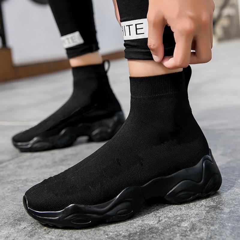 Elegant Women's Black Flat Sandals | High-Top, Open Toe with Buckle Straps, Faux Cover Upper & Rubber Sole - Comfortable All-Season Footwear