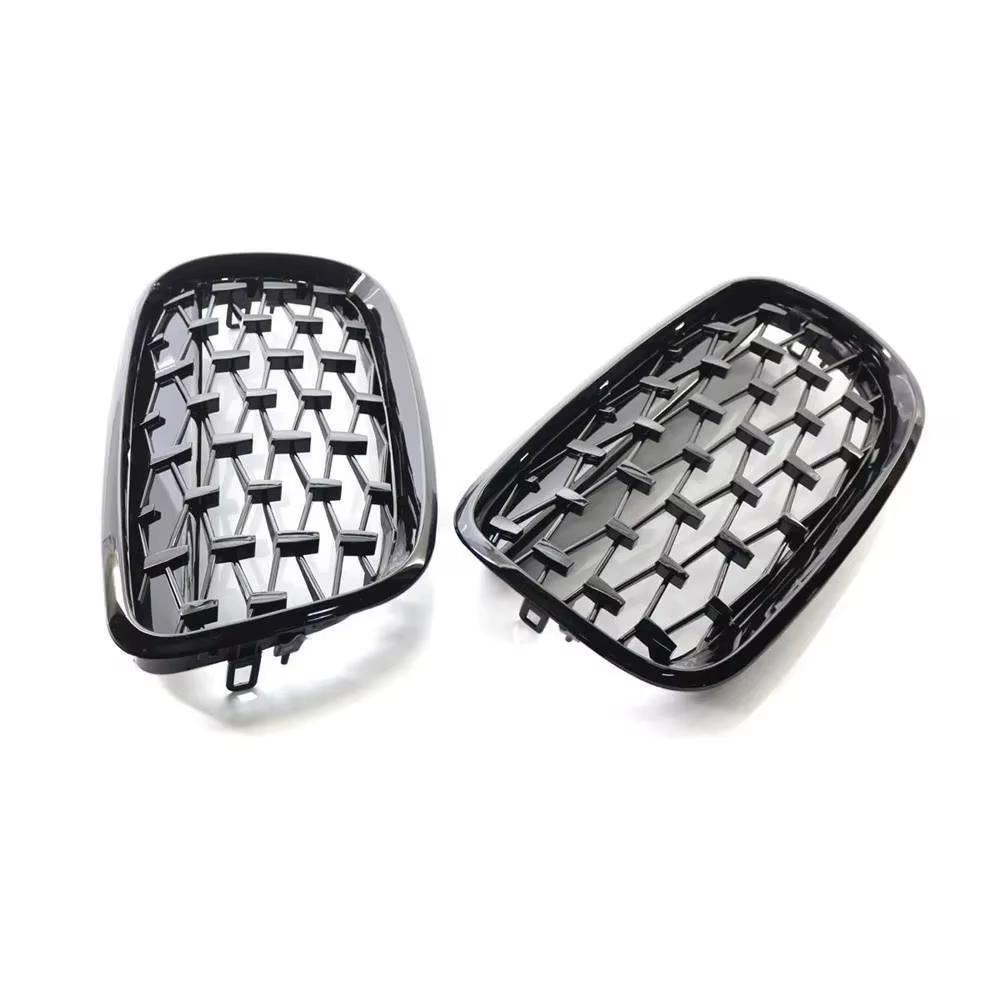 For BMW X5 E70 X6 E71 2007-2013 Car Grille Front Kidney Grill Diamond Style Chrome Black 51137157687 51137157688 51137185223