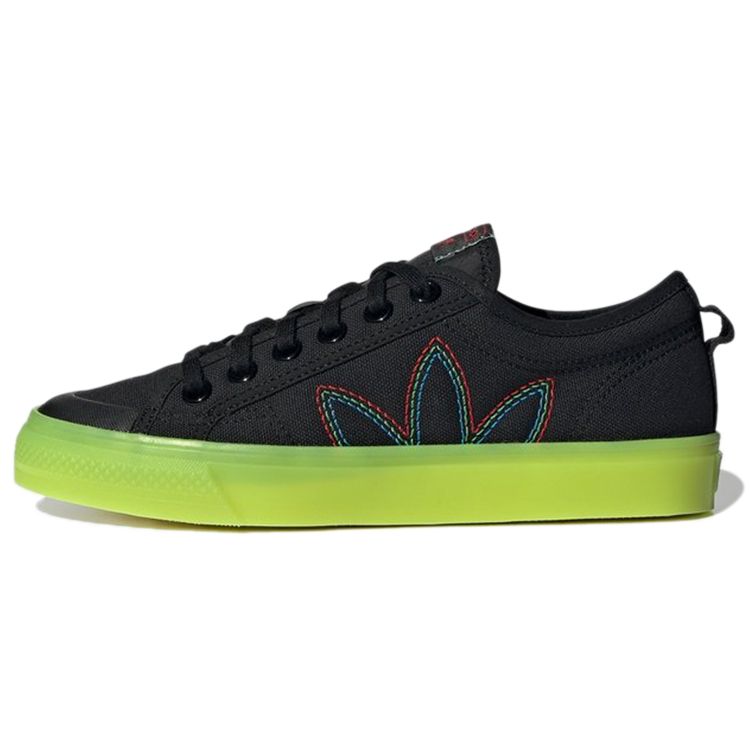 Adidas Originals Nizza Low Top Skate Shoes Women Sneakers Black GX2730