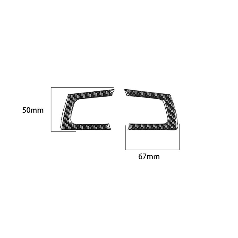 Real Carbon Fiber Steering Wheel Decor Trim Car Interior Accessories Car Interior Supplies For Mazda MX-5 Miata 2009-2015 2