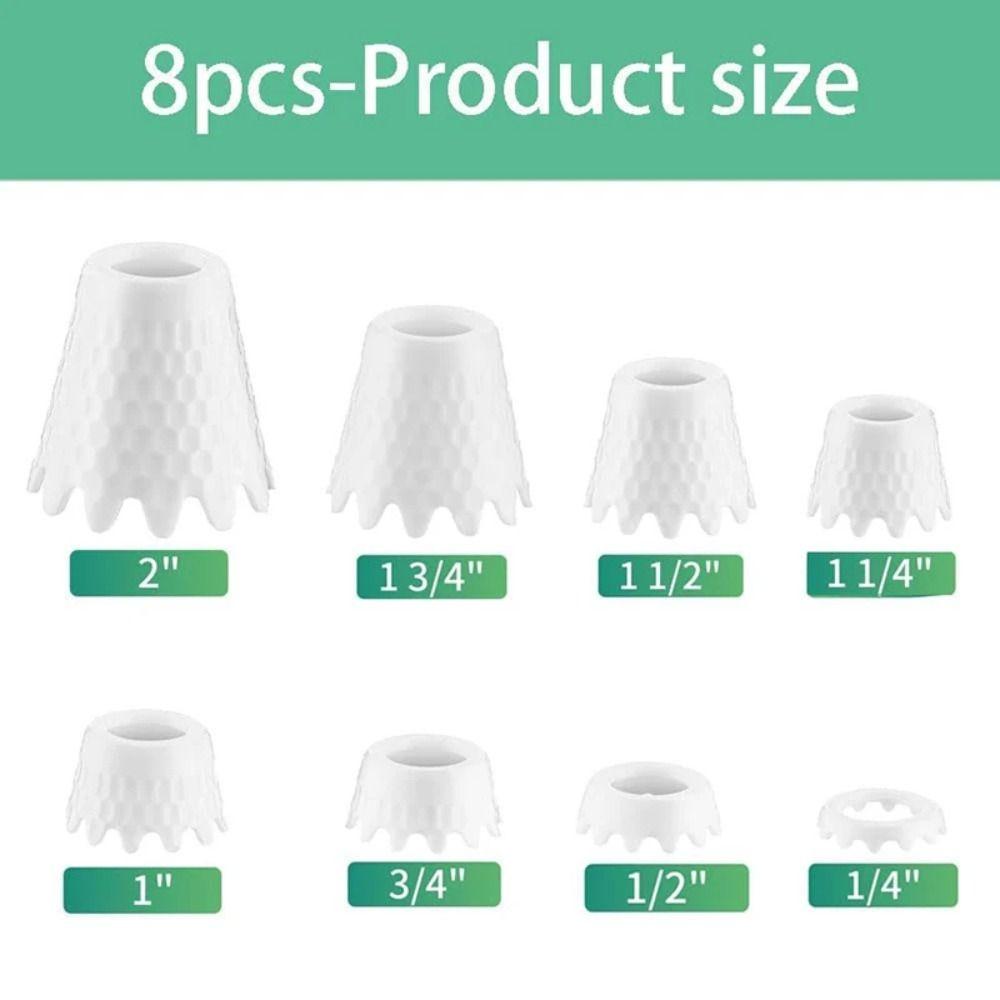 8Pcs Creative Golf Ball Holder Wave Shaped Bottom Design Plastic Golf Mat Golf Tee  Golfer Gift